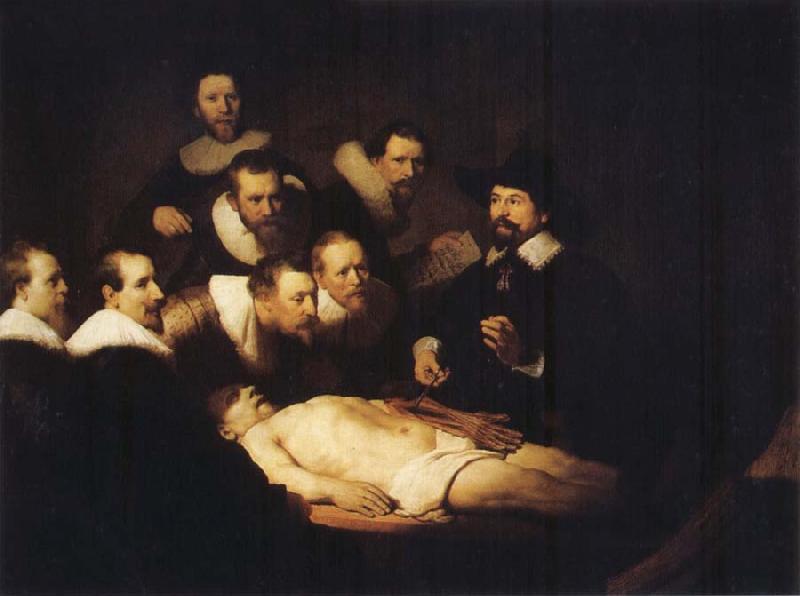 REMBRANDT Harmenszoon van Rijn The Anatomy Lesson by Dr.Tulp Germany oil painting art